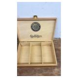 Collection of 4 Wooden Cigar Boxes and Keepsake Box