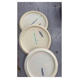 Set of 3 Collectible April Fools Frisbees with Graphic Designs