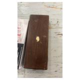 Two-Tier Beverage Dispenser and Set of Steak Knives