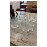 Collection of Drinkware Including Mississippi Mud Jug, Minnesota Mug, and Glass Mugs