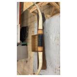 Decorative Longhorn Steer Horns Mounted on Wooden Plaque