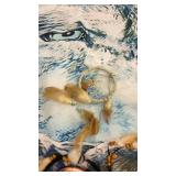 Collection of Dreamcatchers with Wolf Tapestry