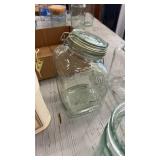 Collection of Vintage Glass and Ceramic Jars and Canisters