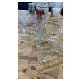 Collection of 18 Assorted Vintage Glassware Pieces