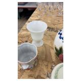 Collection of Ceramic and Porcelain Kitchenware with Folk Art Designs