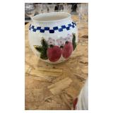 Collection of Ceramic and Porcelain Kitchenware with Folk Art Designs