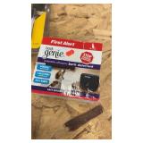 Collection of Home and Tech Items Including Bark Deterrent, Planter, and Fishing Reel