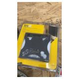 Collection of Home and Tech Items Including Bark Deterrent, Planter, and Fishing Reel