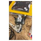 Collection of Home and Tech Items Including Bark Deterrent, Planter, and Fishing Reel