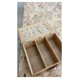 Wooden Sports Theme Display Box with Compartments