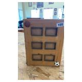 Wooden Sports Theme Display Box with Compartments