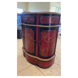 Hand-Painted Antique Style Wooden Cabinet