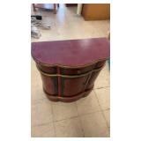 Hand-Painted Antique Style Wooden Cabinet