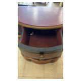 Hand-Painted Antique Style Wooden Cabinet