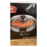 Set of 2 Parini Kitchen Appliances: 12" Pizza Cooker & 6 Qt. Pasta Pot