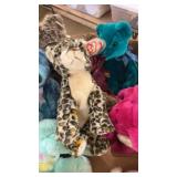 Lot of 10 Assorted Plush Teddy Bears Including TY Beanie Babies