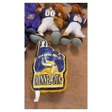 Assortment of Minnesota Vikings Plush Toys and Memorabilia