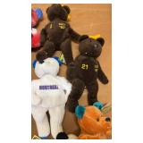 Set of 22 Vintage Souvenir Plush Bears with City Logos