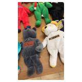 Set of 22 Vintage Souvenir Plush Bears with City Logos