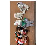 Set of 22 Vintage Souvenir Plush Bears with City Logos