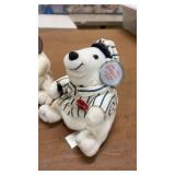 Set of 22 Vintage Souvenir Plush Bears with City Logos