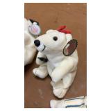 Set of 22 Vintage Souvenir Plush Bears with City Logos