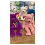 Collection of 22 Beanie Baby Bears - Various Designs