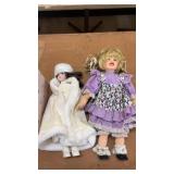 Collection of 10 Porcelain Dolls with Boxes and Certificates