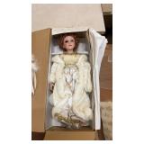 Collection of 10 Porcelain Dolls with Boxes and Certificates