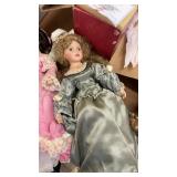 Collection of 10 Porcelain Dolls with Boxes and Certificates