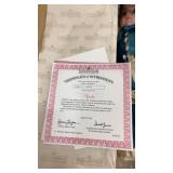 Collection of 10 Porcelain Dolls with Boxes and Certificates