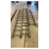 Set of 2 Aluminum Extension Ladders