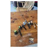 Set of 4 Fishing Rods with Reels and Accessories