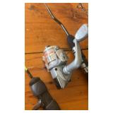 Set of 4 Fishing Rods with Reels and Accessories