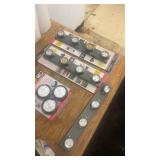 Set of Wireless LED Puck Lights with Remote and Dimmer Function