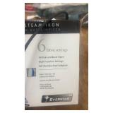 Everstar Steam Iron with Multi-Function Settings and Full Stainless Steel Soleplate