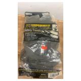 Assorted Set of Outdoor Gear with Rainsuit, Safety Treads, Bug Taboo, and Paint Spray Coverall