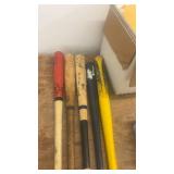 Collection of 5 Baseball Bats with Autographs