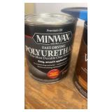 Set of 3 Wood Finishing Products: Polyurethane, Wiping Stain, and Varnish