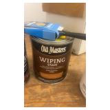 Set of 3 Wood Finishing Products: Polyurethane, Wiping Stain, and Varnish