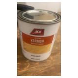 Set of 3 Wood Finishing Products: Polyurethane, Wiping Stain, and Varnish