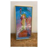 Peter Max Signed Statue of Liberty 2000 Limited Edition Art Print