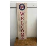 Minnesota Twins Welcome Sign