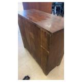 Antique Wooden 4-Drawer Chest of Drawers