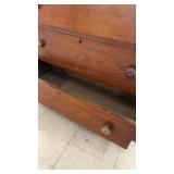 Antique Wooden 4-Drawer Chest of Drawers