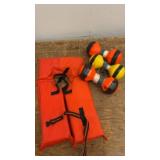 Collection of 5 Youth and Adult Life Jackets
