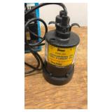 Collection of Copper Plumbing Fittings and Simer Submersible Utility Pump