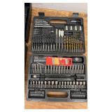 Milwaukee Sander and Extensive Drill Bit Set with Storage Cases