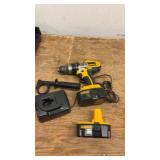 DeWalt 18V Cordless Drill with 2 Batteries and Charger