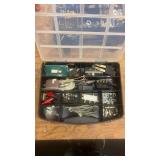 Collection of Mixed Hardware and Fasteners Organizer Set
